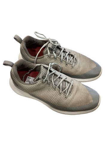 Used Foot Joy Mens Golf Shoes Grey Senior 10 11884-S000048886