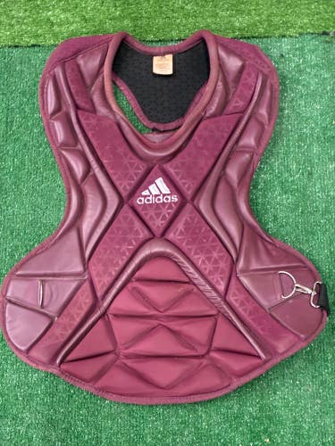 Red Adult Adidas Pro Series 2.0 Catcher's Chest Protector (Used)