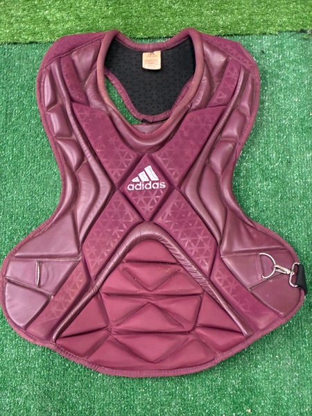 Red Adult Adidas Pro Series 2.0 Catcher's Chest Protector (Used)