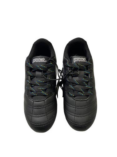 Used Puma PRO CAT Soccer Cleats Black Youth 12.0 11706-S000358026