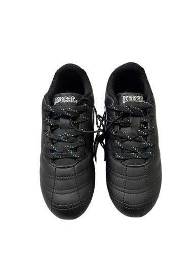 Used Puma PRO CAT Soccer Cleats Black Youth 12.0 11706-S000358026