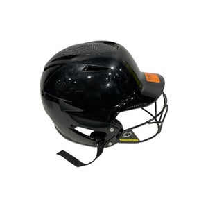 Used Evoshield HELMET Batting Helmet w/Mask Black One Size 11847-S000027678
