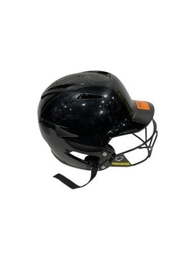 Used Evoshield HELMET Batting Helmet w/Mask Black One Size 11847-S000027678