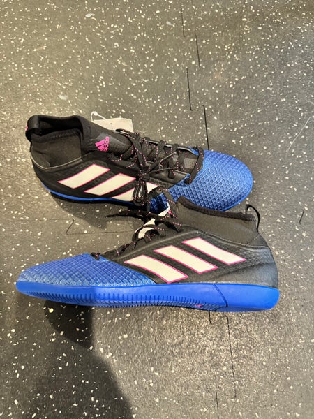 Blue Unisex Size M 9.0 (W 10.0) Adidas Ace 17.3 Indoor Cleats (New)