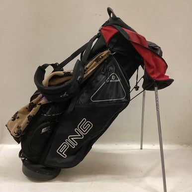Used Ping E2 Mens Stand Bag Black And Red 11725-S000488844