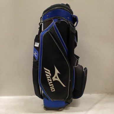 Used Mizuno CART Mens Cart Bag Black And Royal Blue 11725-S000488770