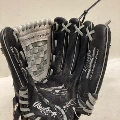 Used Rawlings SC115BRB BB/SB Glove RH Throw Black And Grey 11 1/2" 11725-S000488766