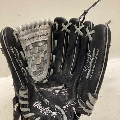 Used Rawlings SC115BRB BB/SB Glove RH Throw Black And Grey 11 1/2" 11725-S000488766
