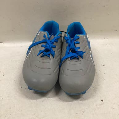 Used Lotto Soccer Cleats Grey And Royal Blue Junior 01 11725-S000488663