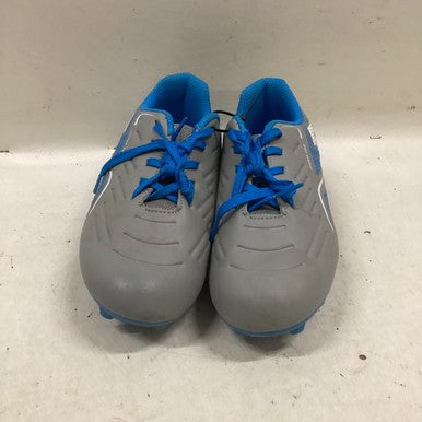 Used Lotto Soccer Cleats Grey And Royal Blue Junior 01 11725-S000488663