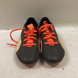 Used Puma Soccer Cleats Black/Orange/White Junior 01.5 11725-S000488639