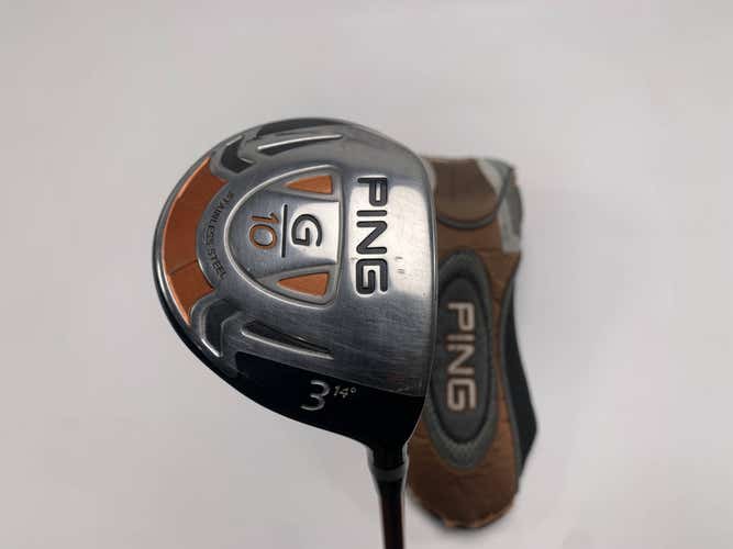 Ping G10 3 Fairway Wood 14* TFC 129 F Stiff Graphite Mens RH HC