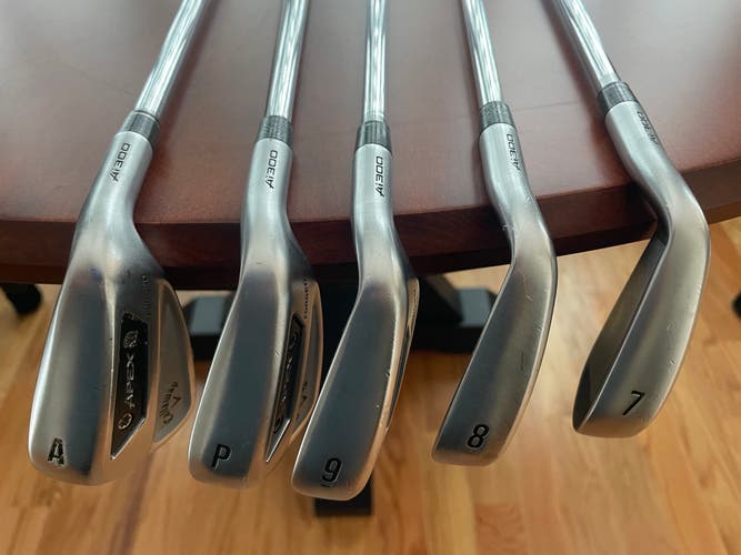 Men's 2024 Callaway Apex Right Handed Iron Set 5 Pieces Steel Shaft (Used)