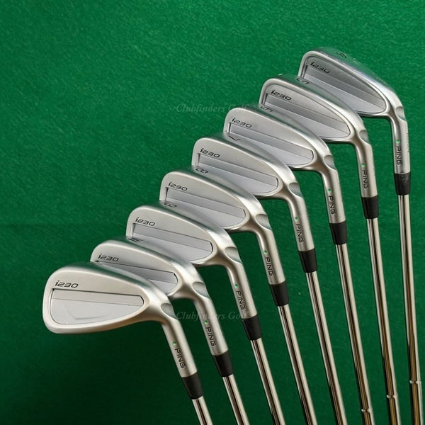 Ping i230 Green Dot 4-UW Iron Set Dynamic Gold Mid 115 S300 Steel Stiff