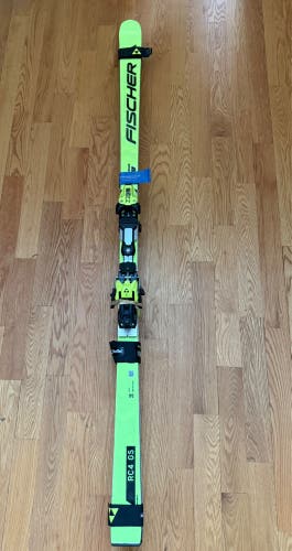 2024 Fischer 193 cm Racing RC4 Race Skis With Bindings Max Din 20 (Used)