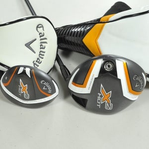 Callaway X2 Hot Pro 8.5* Driver and 15* Fairway Wood Set RH Extra Stiff # 199581