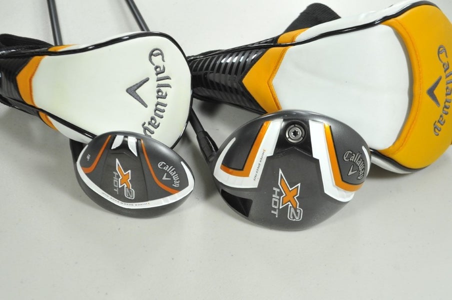 Callaway X2 Hot Pro 8.5* Driver and 15* Fairway Wood Set RH Extra Stiff # 199581