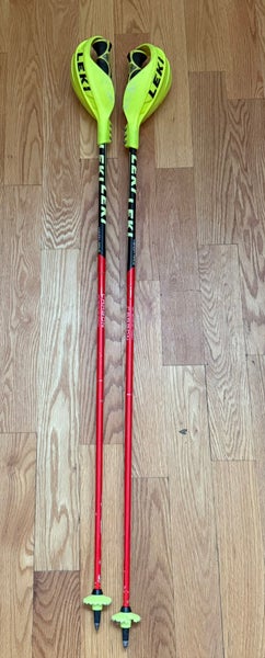 48in (120cm) Racing Leki Ski Poles (Used)