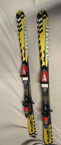 Racing 140 cm Atomic Beta Race Skis With Bindings (Used)