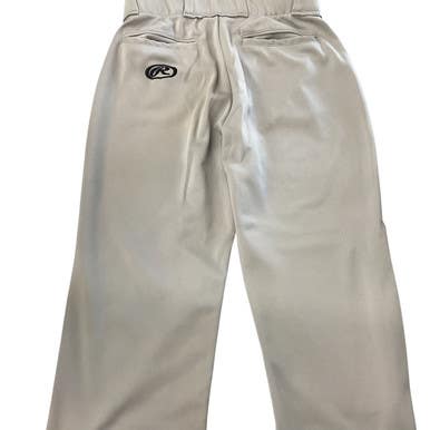 Used Rawlings RAWLINGS BASEBALL PANTS BB/SB Pant Mens Grey LG 11760-S000078773
