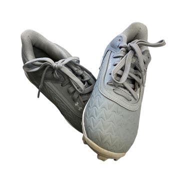 Used Under Armour BASEBALL CLEATS BB/SB Cleats Grey Junior 01.5 11760-S000078737