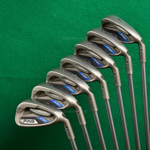 Ping G30 Black Dot 4-PW Iron Set Ping TFC 419 Graphite Seniors