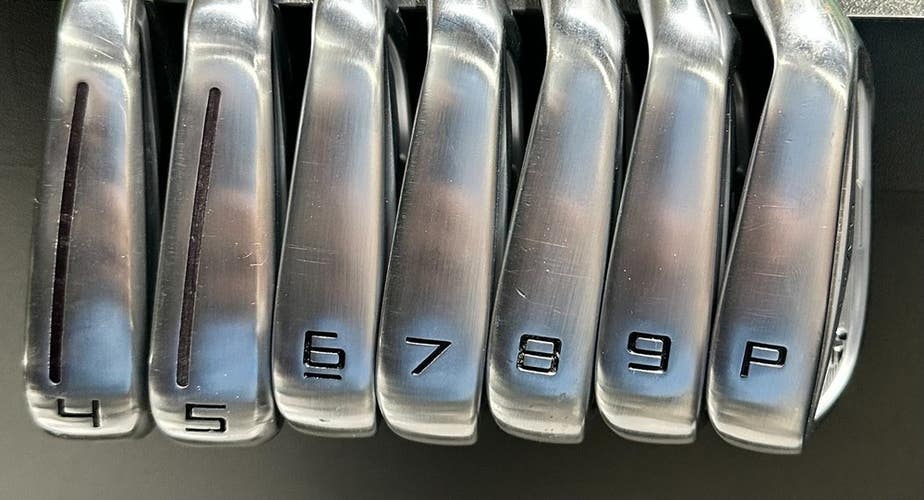 TaylorMade 2024 P7CB 4-PW Iron Set Dynamic Gold S300 Stiff 115g Shafts RH Used