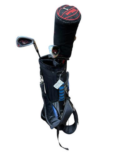 Used Wilson JR MJ SIGNATURE SET Jr Package Set RH Black 6 Piece 11833-S000164636