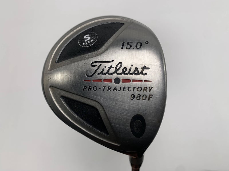 Titleist 980 F 3 Fairway Wood 15* 4375 Stiff Graphite Mens RH