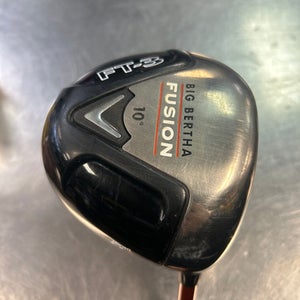 Used Callaway BIG BERTHA FUSION Mens Driver RH 10.0 Degree 11868-S000064006