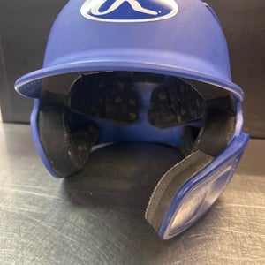 Used Rawlings R16J-R1 Batting Helmet No Mask Royal Blue MD 11868-S000063991