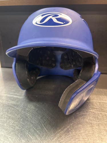 Used Rawlings R16J-R1 Batting Helmet No Mask Royal Blue MD 11868-S000063991