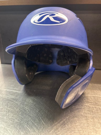 Used Rawlings R16J-R1 Batting Helmet No Mask Royal Blue MD 11868-S000063991