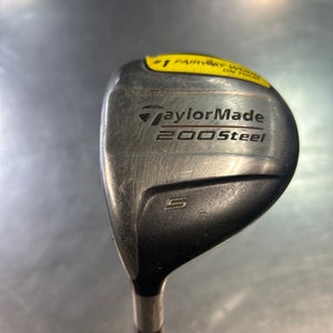 Used Taylormade 200 STEEL Mens Fairway Wood LH 5 Wood 11868-S000063989