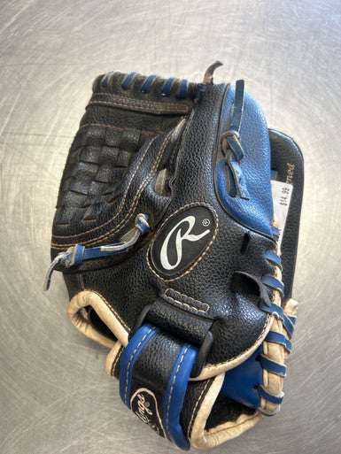 Used Rawlings PLAYER SERIES BB/SB Glove RH Throw Black 10 1/2" 11868-S000063965