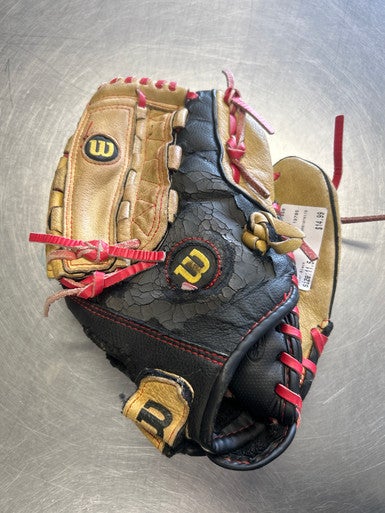Used Wilson A03RB18TR115 BB/SB Glove RH Throw Black 11 1/2" 11868-S000063964