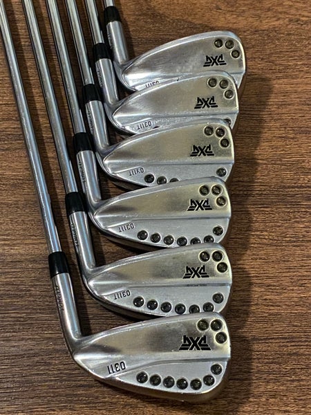 Men's PXG 0311T Right Handed 5-P Iron Set Regular Flex Steel Elevate Shaft (Used)