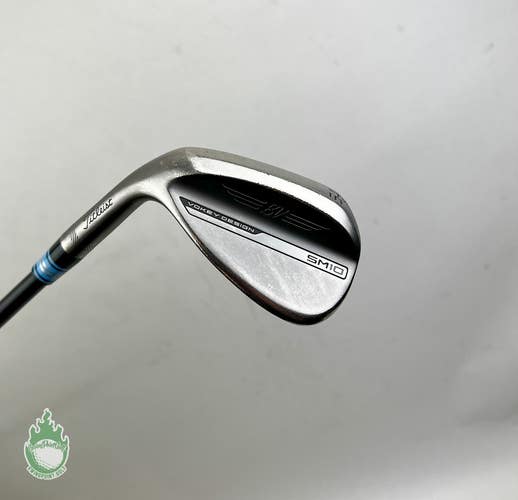 LH Titleist Vokey SM10 Nickel S Grind Wedge 54*-10 Stiff Flex Graphite Golf