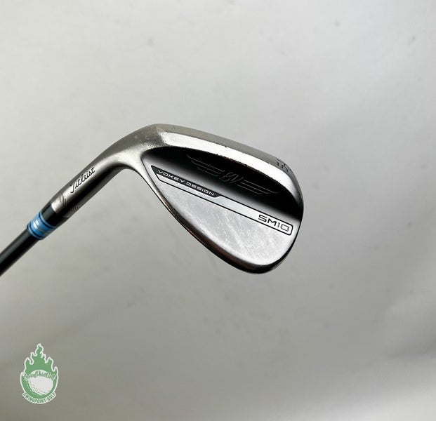 LH Titleist Vokey SM10 Nickel S Grind Wedge 54*-10 Stiff Flex Graphite Golf
