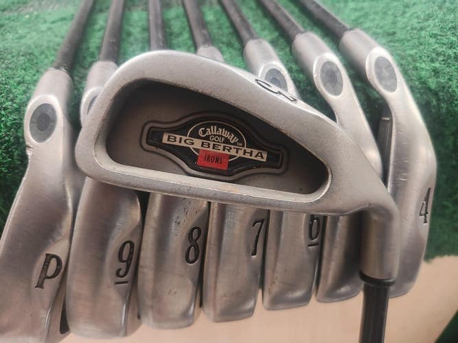 Callaway Big Bertha 96 Golf Iron Set 3-PW Graphite Shaft Regular Flex RCH96