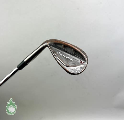 Used Left Handed TaylorMade Hi-Toe Raw Wedge 54*-10 Wedge Flex Steel Golf Club