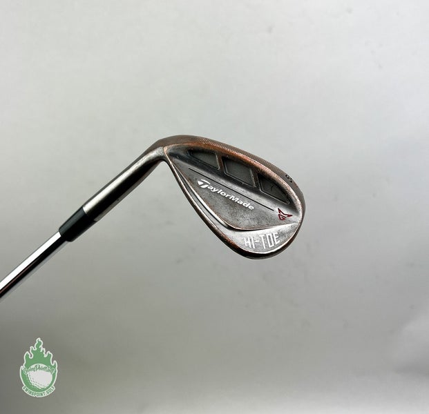 Used Left Handed TaylorMade Hi-Toe Raw Wedge 54*-10 Wedge Flex Steel Golf Club