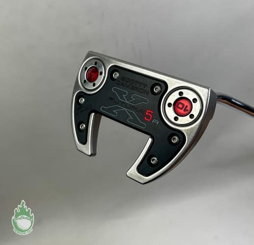 Used Right Handed Titleist Scotty Cameron Futura X5R 35" Putter Steel Golf Club