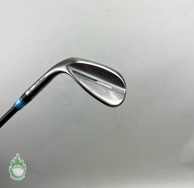 LH Titleist Vokey SM10 Nickel S Grind Wedge 58*-10 Stiff Flex Graphite Golf