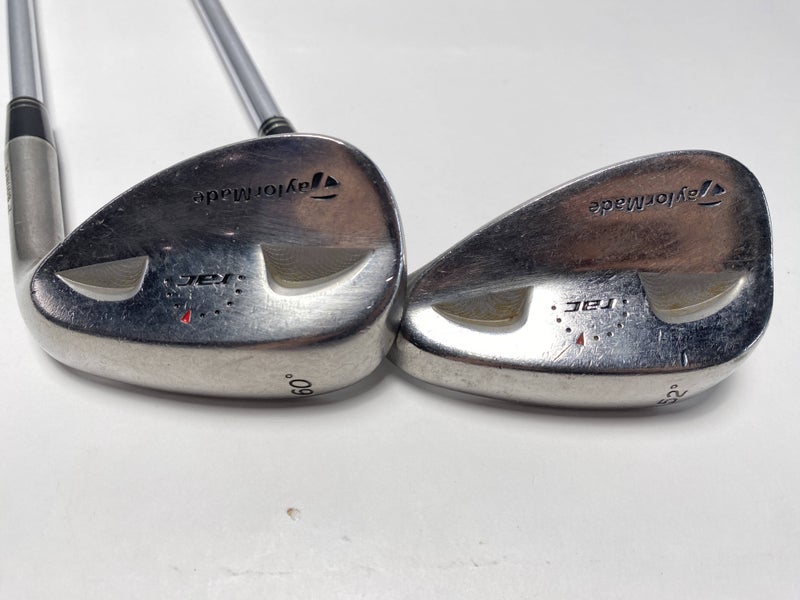 TaylorMade Rac Chrome Wedge Set 52* 8 60* 7 Wedge Steel Mens RH