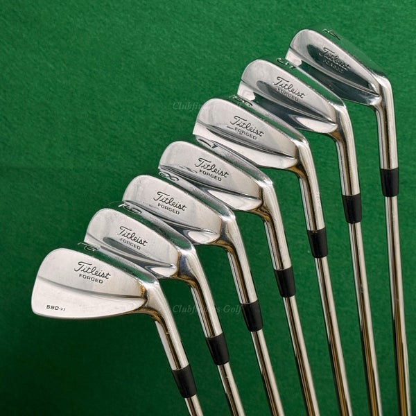Titleist 690MB Forged 4-PW Iron Set True Temper Dynamic Gold S300 Steel Stiff