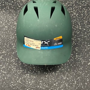 Used Champro HX GAMER Batting Helmet No Mask Green MD 11849-S000029609