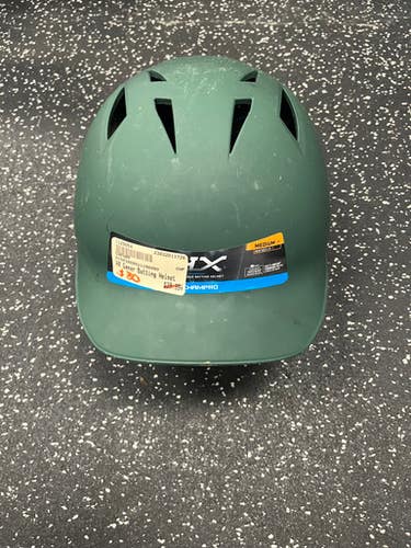 Used Champro HX GAMER Batting Helmet No Mask Green MD 11849-S000029609