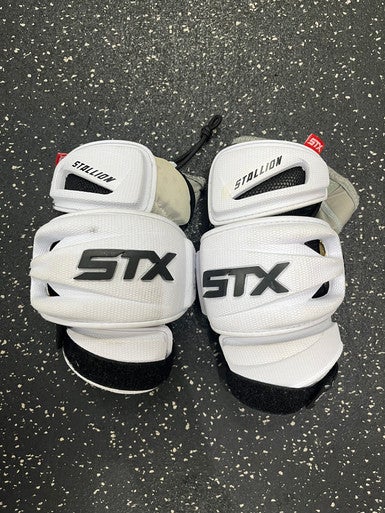 Used STX 900 Lacrosse Arm Pads/Guards White XL 11849-S000029583