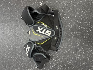 Used STX STALLION 50 Lacrosse Shoulder Pads Black SM 11849-S000029411